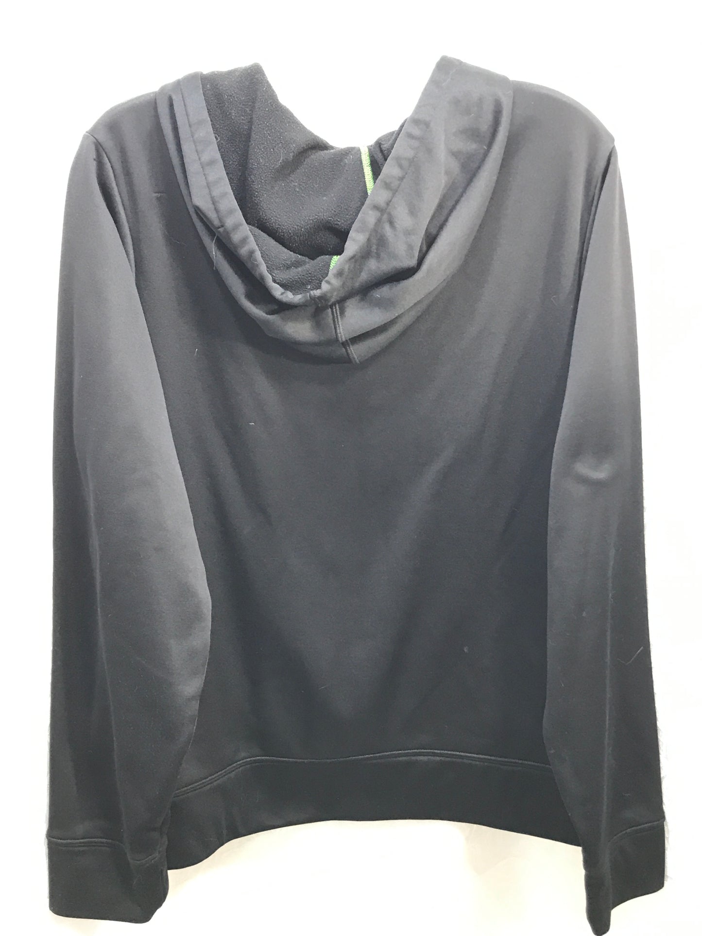 Under Armour Hoodie Black with Lime Green Logo YOUTH L