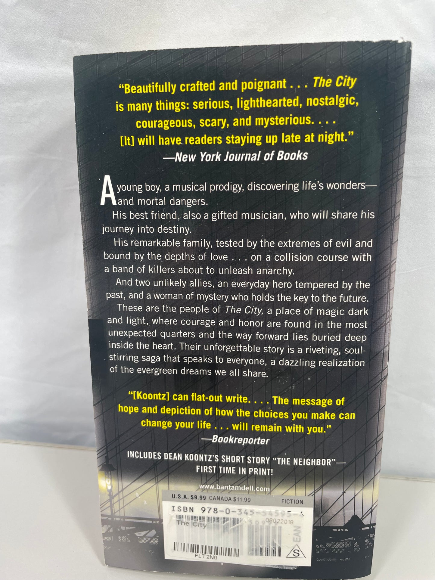 Dean Koontz Soft Cover THE CITY