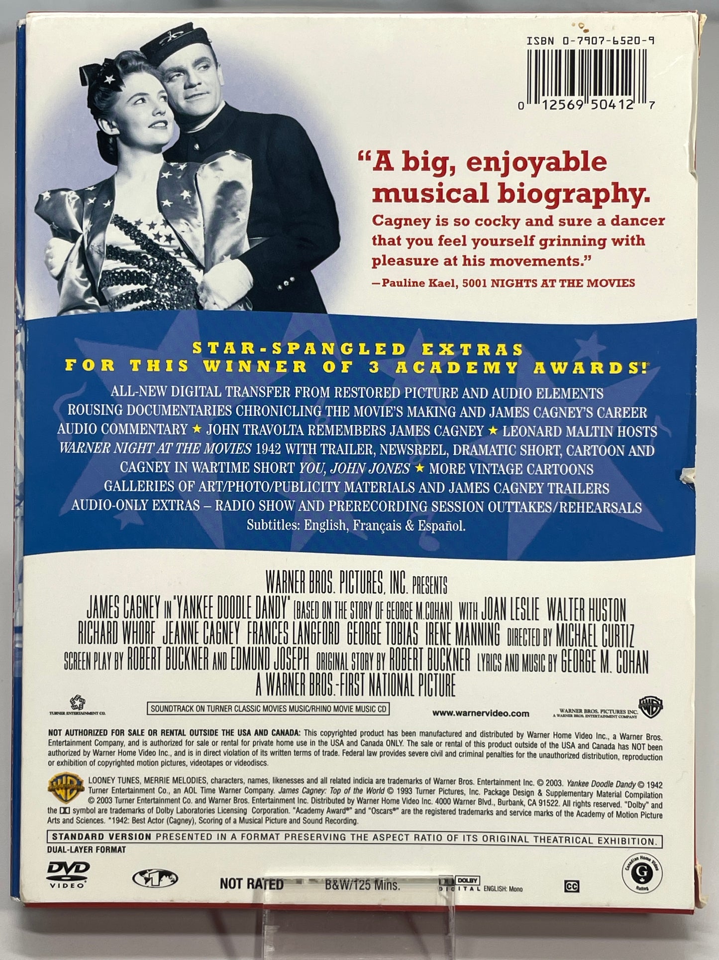 DVD 2003 (1942) Yankee Doodle Dandy James Cagney