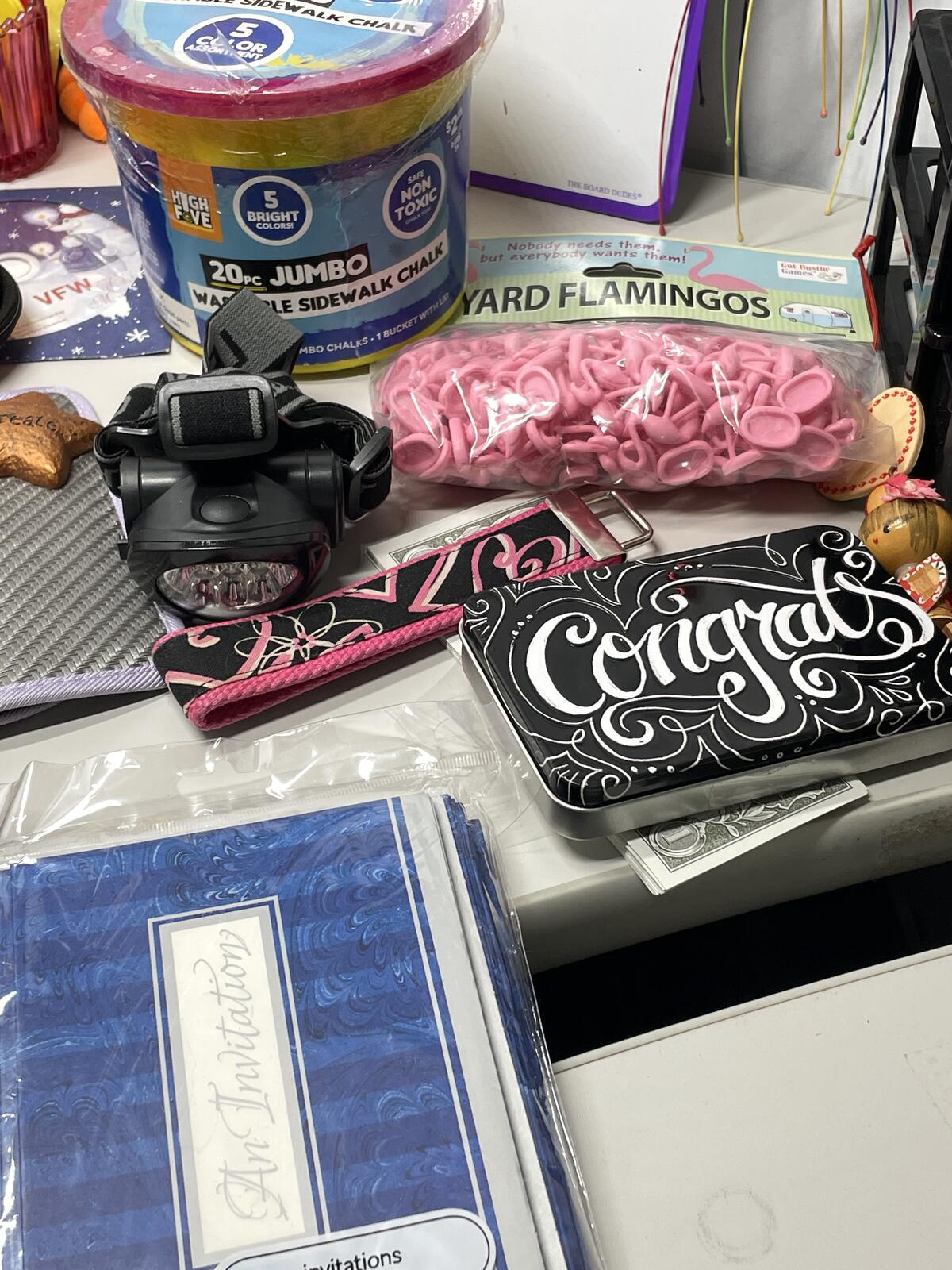Junk Drawer Fun! Assorted Mixed Lot of Party, Craft, Home Supplies Over 65 piece