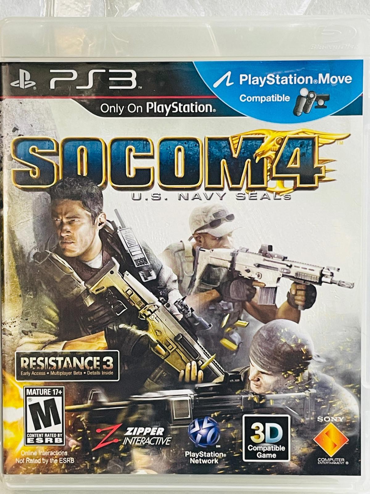 PlayStation PS3 Game SOCOM 4 US Navy Seals