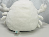 Squishmallows 8" Magela White Crab w/ Tie Dye Belly LT WEAR Freshly Laundered