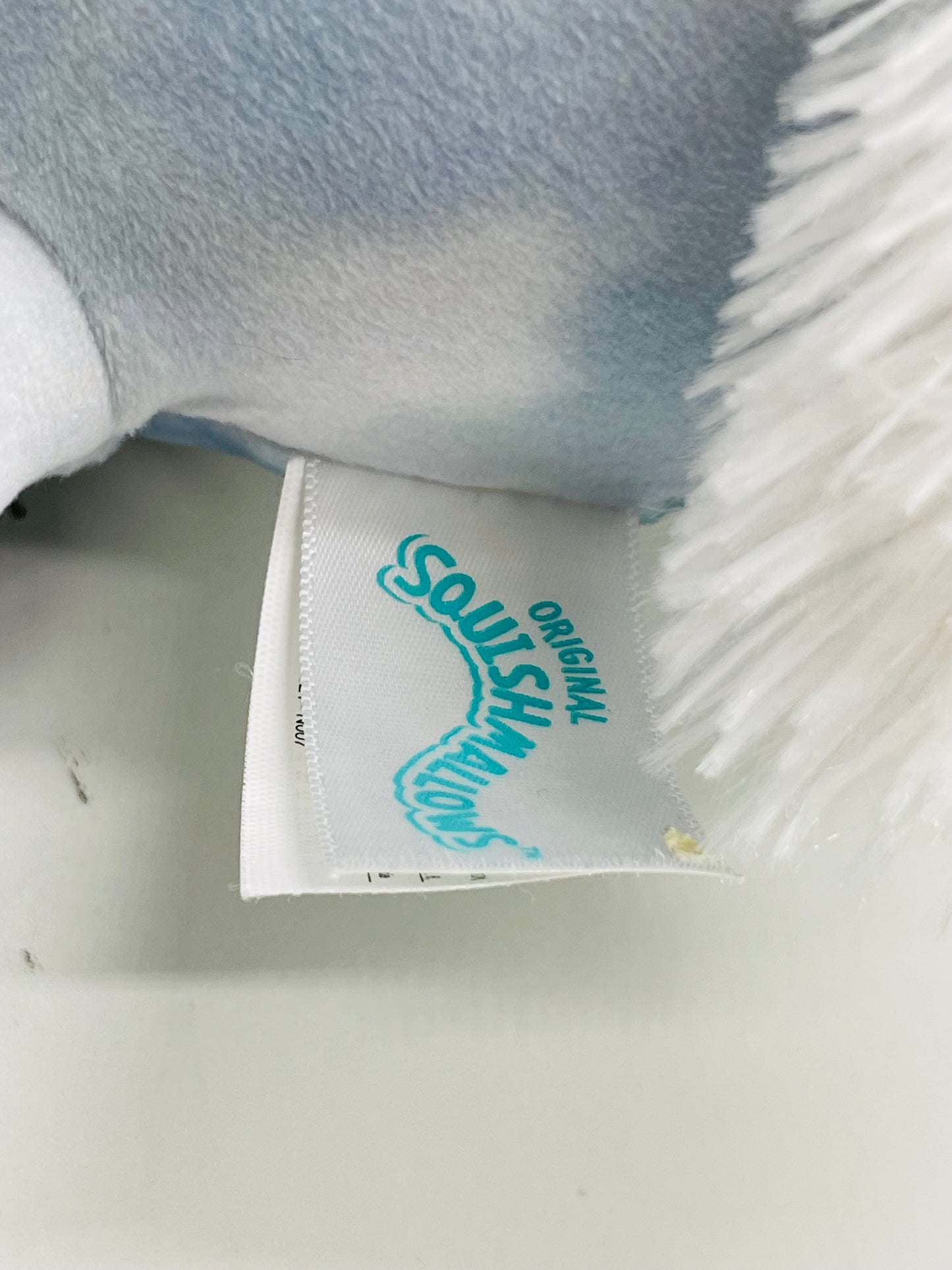 Squishmallows 8" Devla Blue Tie Dye Unicorn LT WEAR Freshly Laundered