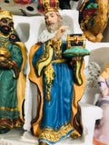 VINTAGE COMPLETE Kirklands Signature 13 PC Nativity Set