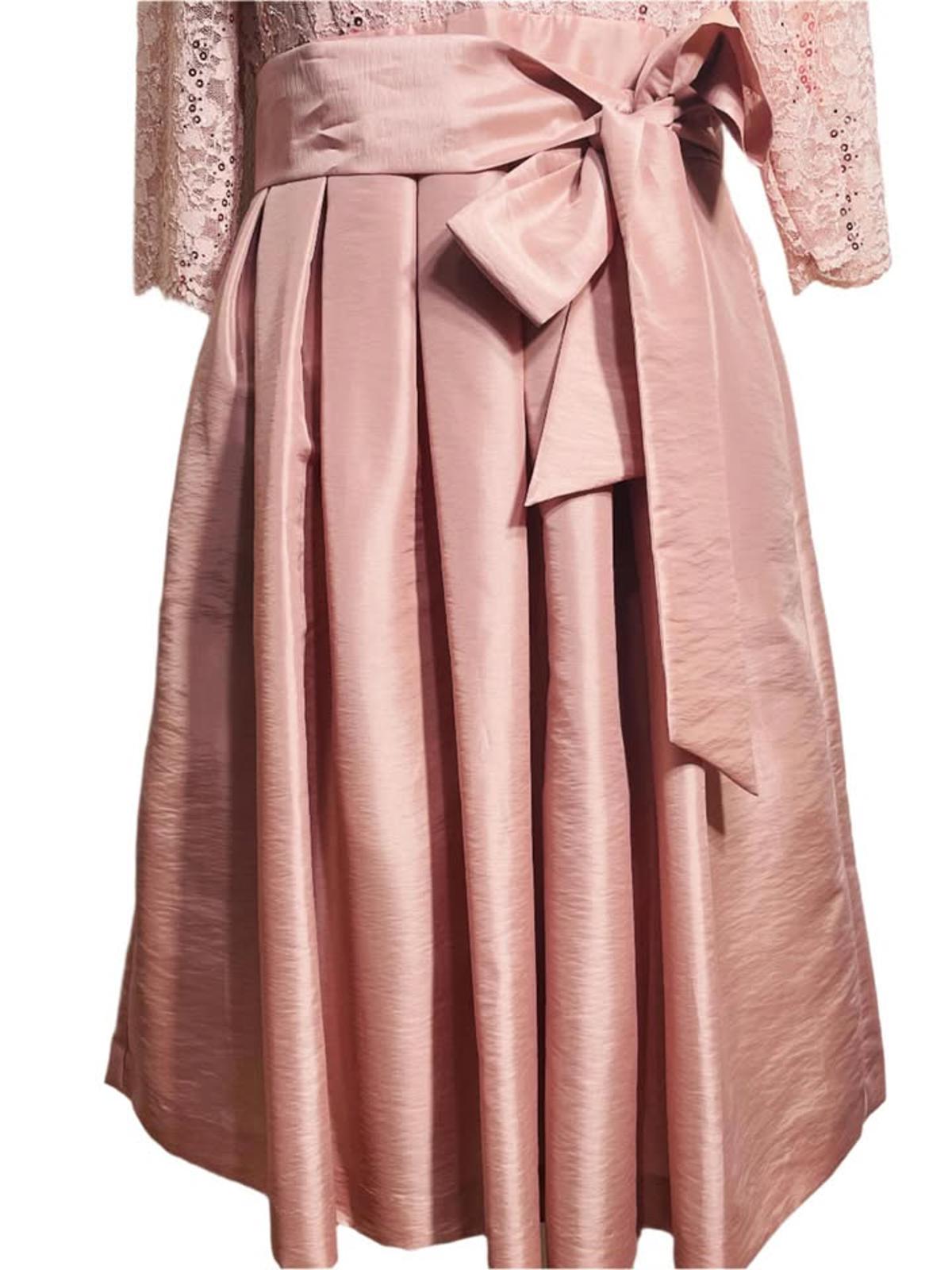 EUC Jessica Howard Dress Formal MOB Prom Rose Gold/Blush Pink Ladies 12