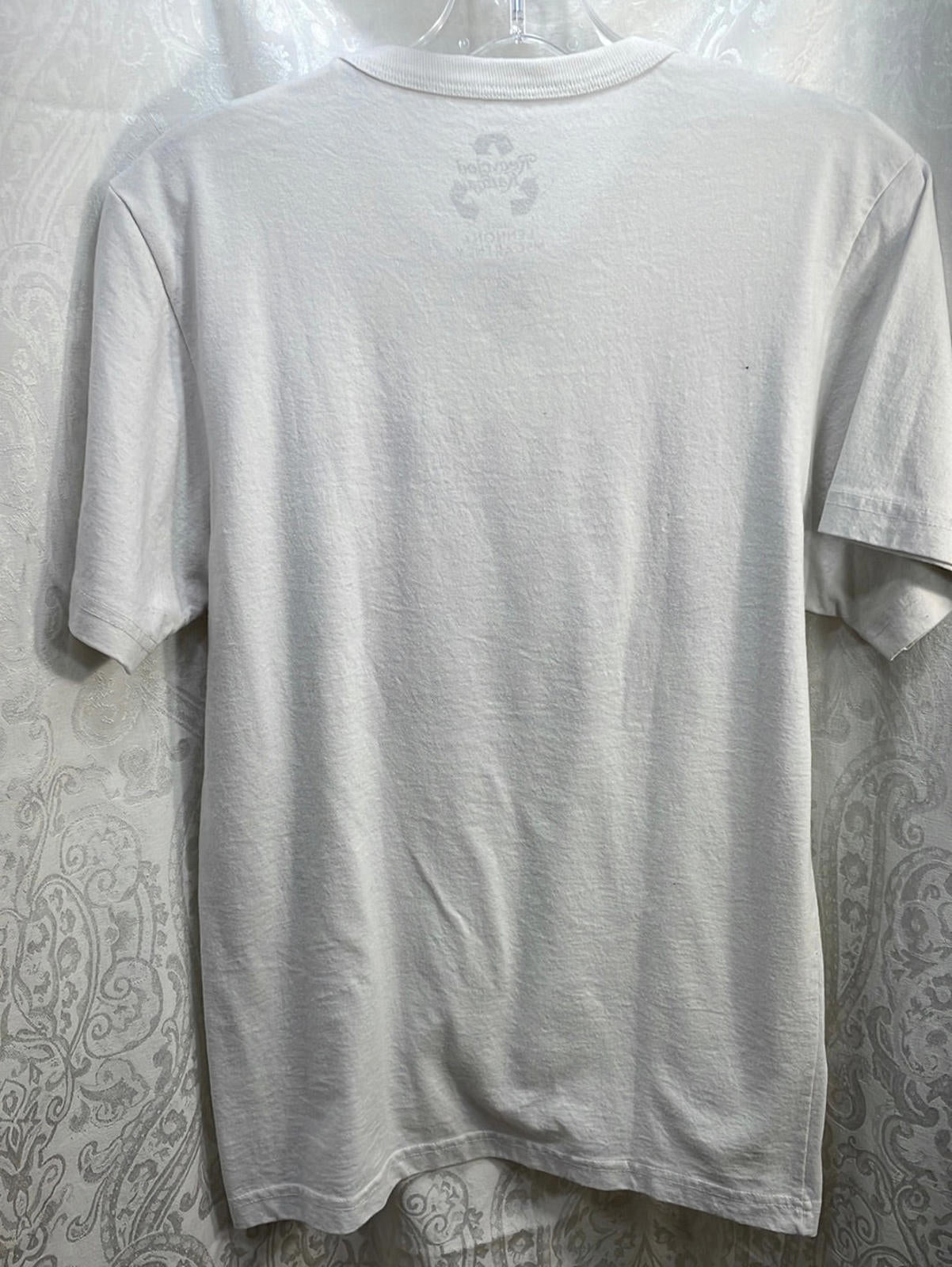 Can't Buy Me Love Graphic Tee White LT STAINING Mens XS