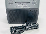 TESTED Sony Dream Machine ICF-C414 Dual Alarm Clock FM AM Radio Sleep w/ Snooze