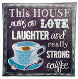 Canvas Art Coffee Art Decor Coffee Bar Wall Art 12" x 12"