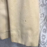 Vintage Duke University Cream Wool Blazer Jacket 1961 Moth Holes Adult SMALL