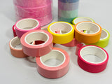 Crafting tape LOT 30 Multiple Colors Includes Washi Tape and Pink Vinyl Tape