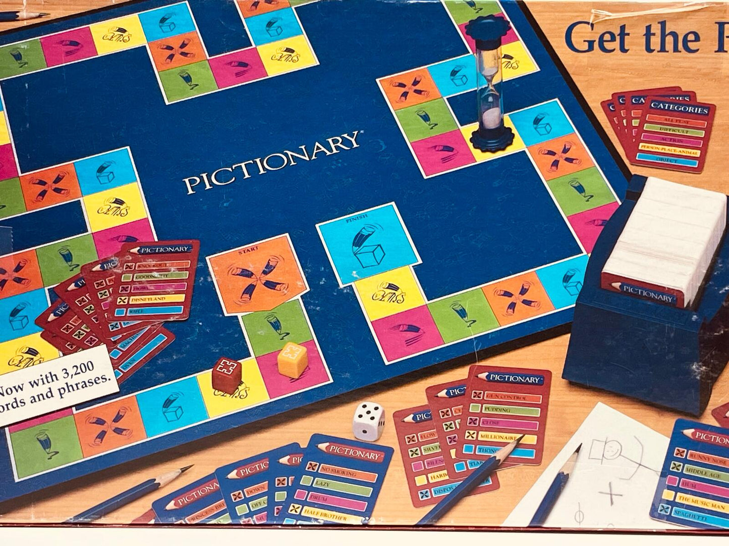 1997 Pictionary Board Game - The Game of Quick Draw