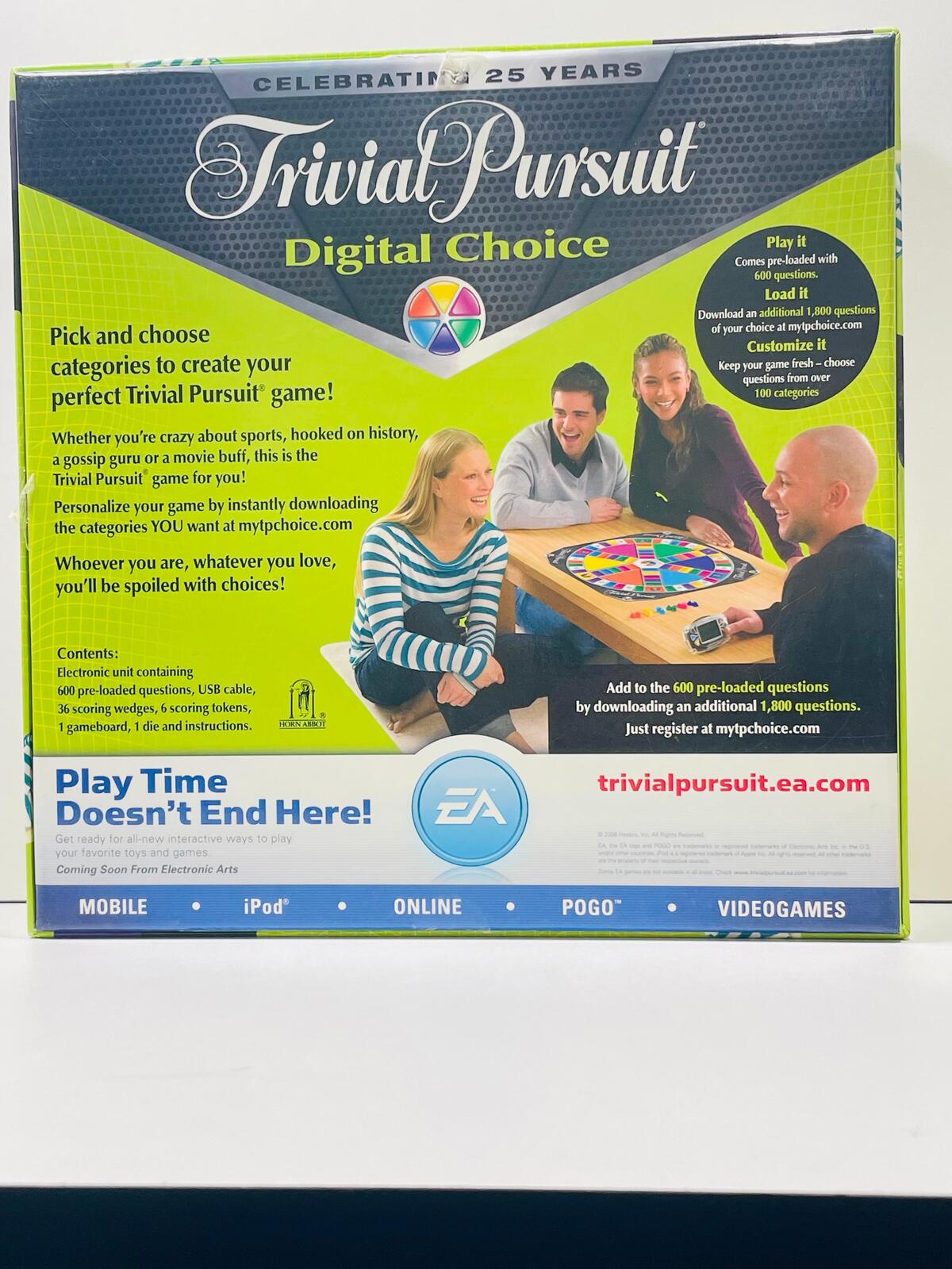 Trivial Pursuit Digital Choice Trivia Game 2008
