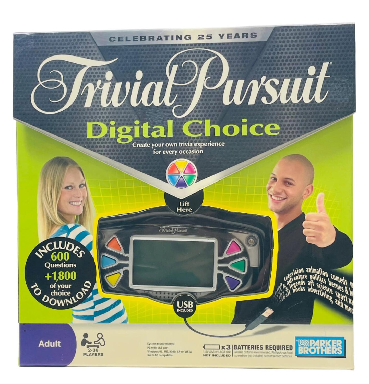 Trivial Pursuit Digital Choice Trivia Game 2008