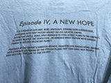 Star Wars Episode IV A New Hope Graphic Tee Shirt Blue/Gray Unisex 2X