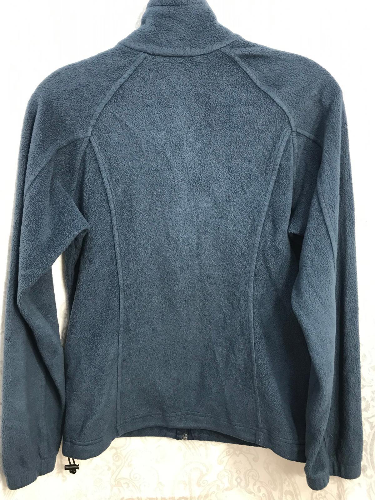 Columbia Women's Full Zip Fleece Jacket Size Ladies Small Blue