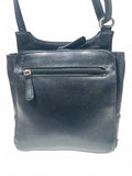 Osgoode Marley Black Leather RFID Crossbody Organizer Purse LT WEAR