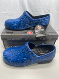 Easy Works Navy Ripple Kris Slip-Resistant Comfort Clogs Size 10 M