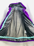 Free Country Winter Ski Coat Purple Black w/Removable Liner Ladies S