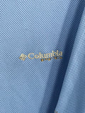 Columbia Omni-Shade Short Sleeve Polo Light Blue Mens M