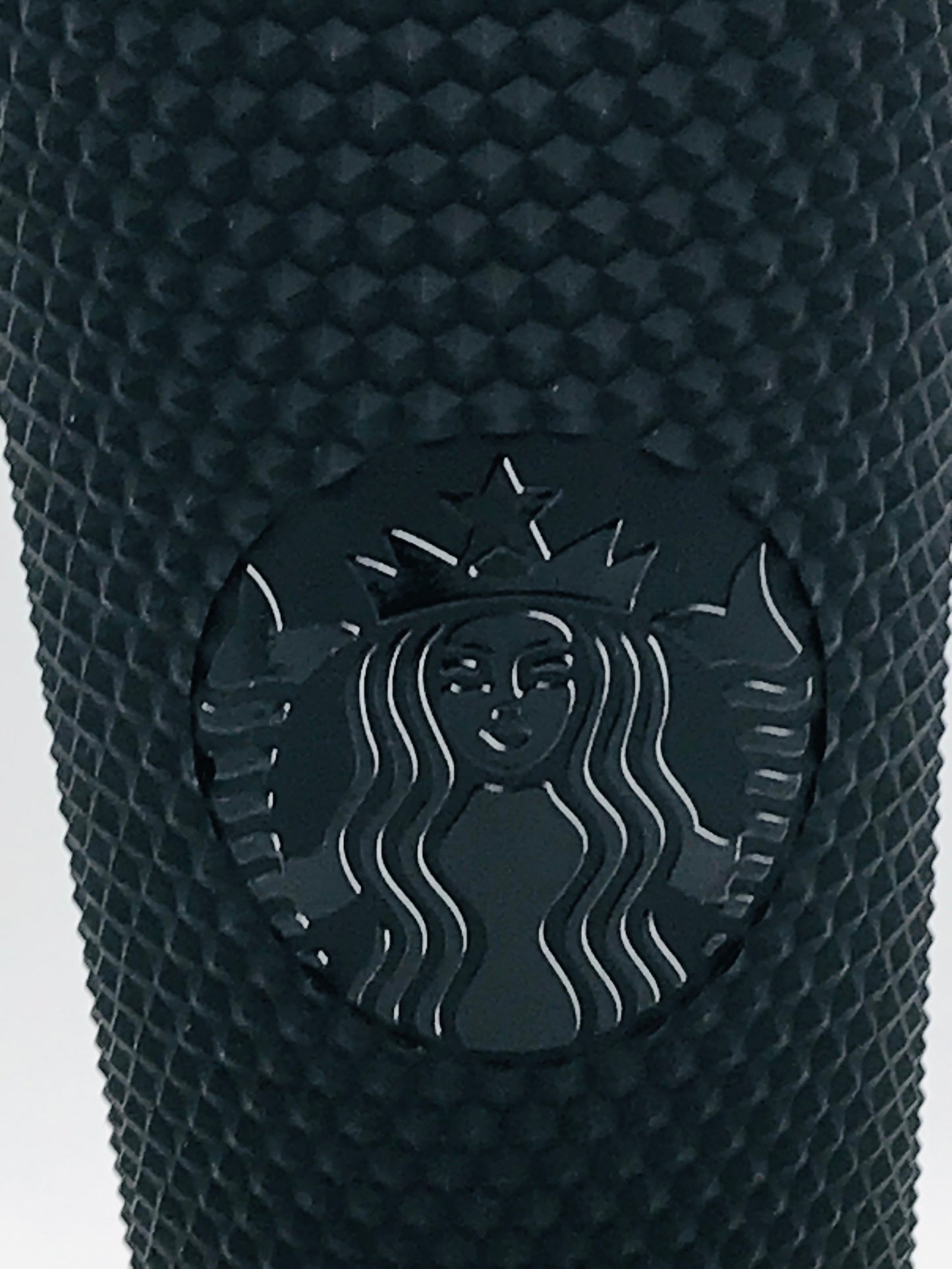 Starbucks Plastic 2021 Black Matte Studded Venti Tumbler, 24 oz EUC NO STRAW