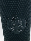 Starbucks Plastic 2021 Black Matte Studded Venti Tumbler, 24 oz EUC NO STRAW