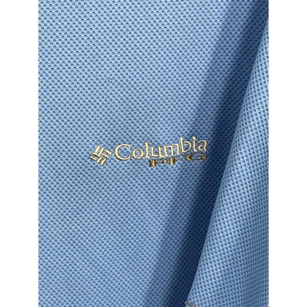 Columbia Omni-Shade Short Sleeve Polo Light Blue Mens M