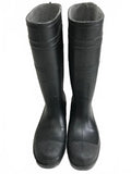 LaCrosse Black Rubber Waterproof Work Boots Made in USA Mens 8 Ladies 10