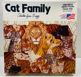 Puzzle Open Box Uncounted: Great American Puzzle CO Cat Family Puzzle 1000 pcs