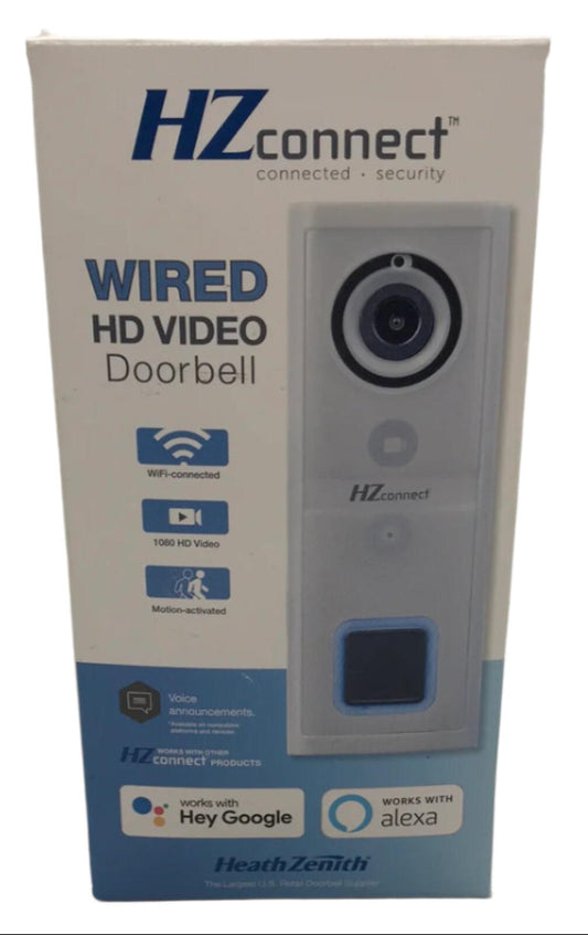 HZconnect Wired HD Video Doorbell with Motion Activation