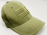 NWT USA American Flag Ball Cap Fire for Effect Apparel Olive Army Green