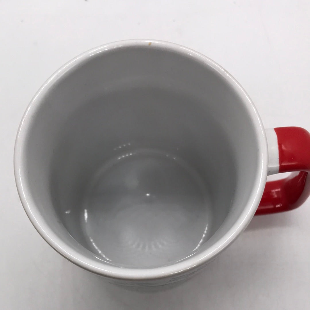 Starbucks 2020 Christmas Mug 11oz Logo Red Handle