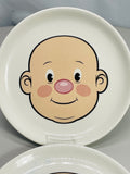 Vintage Fred & Friends Plays With His Food Childs Dinner Plates Set Of 2
