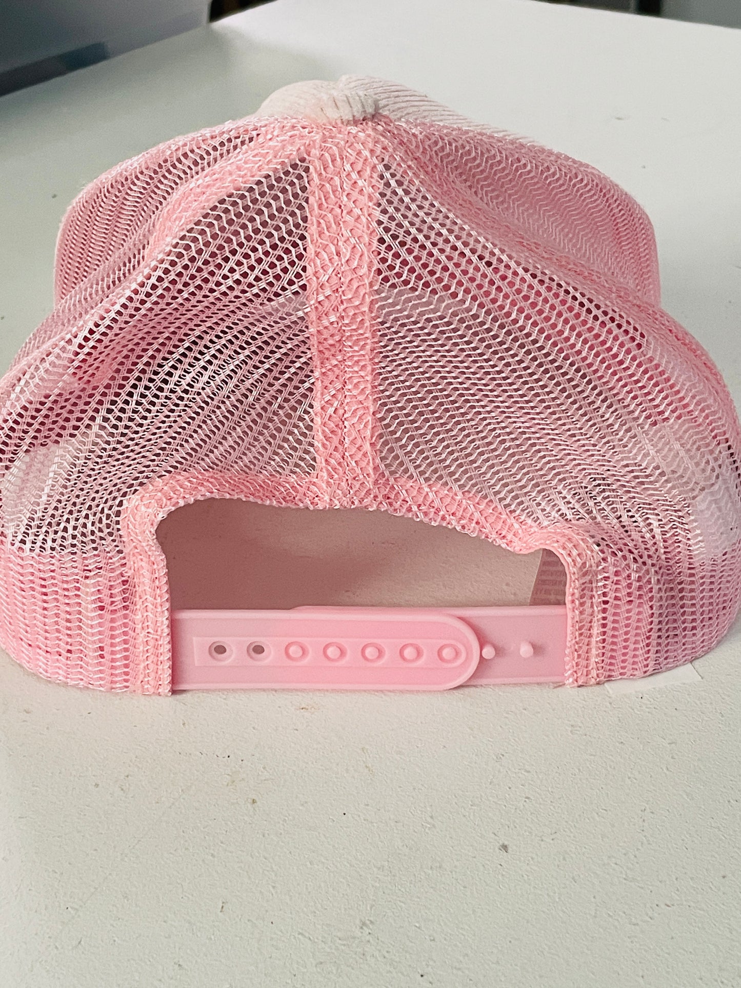 American Eagle Carebears Trucker Hat Ball Cap Pink Corduroy Snap Back One Size Lt Wear
