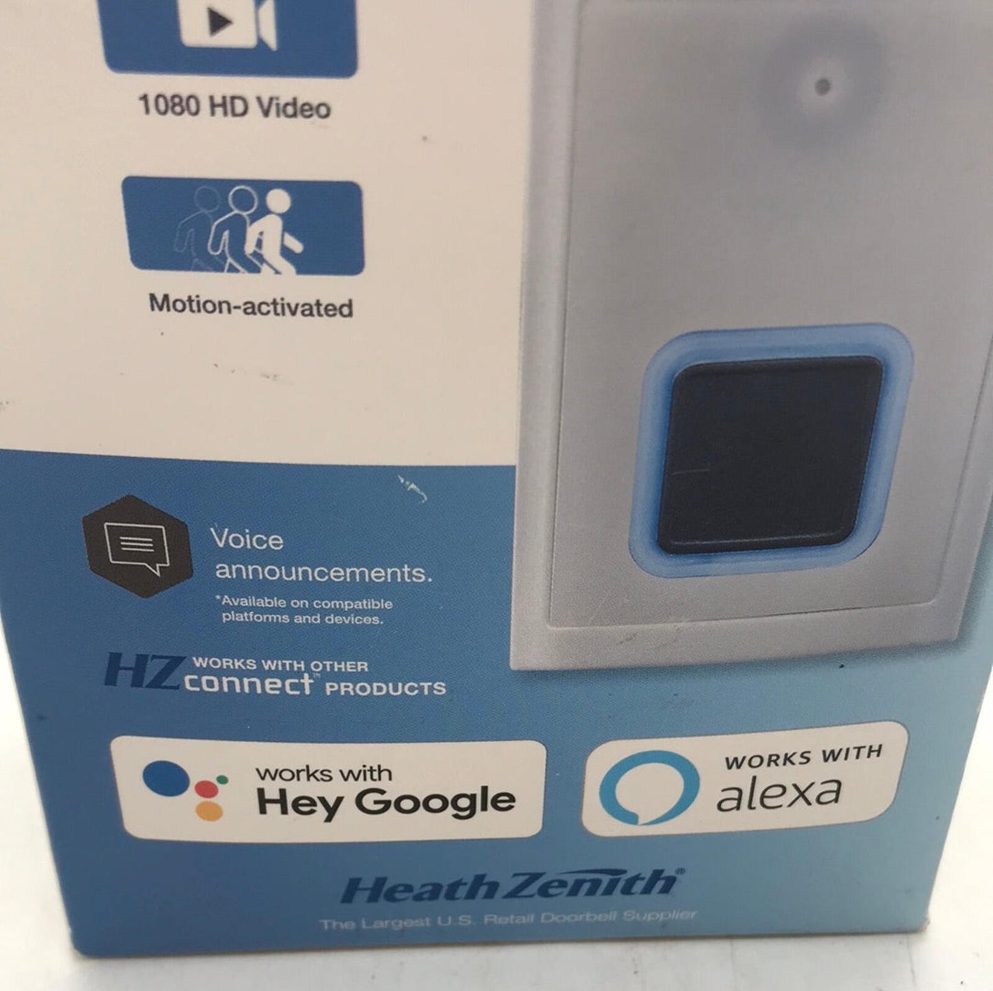HZconnect Wired HD Video Doorbell with Motion Activation