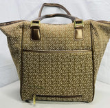 Anne Klein Luggage Signature Tote Bag Metallic Copper/Bronze Accents