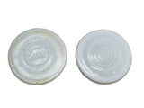 Vintage Samco White Milk Glass Ball Jar Lid 2 pcs