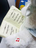 Cuddle Barn Vintage Animated Plush Mother Goose Read Along w/Nursery Rhymes Book