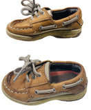 Sperry SHOW WEAR Brown Leather Loafer Shoes Boys Toddler 6M