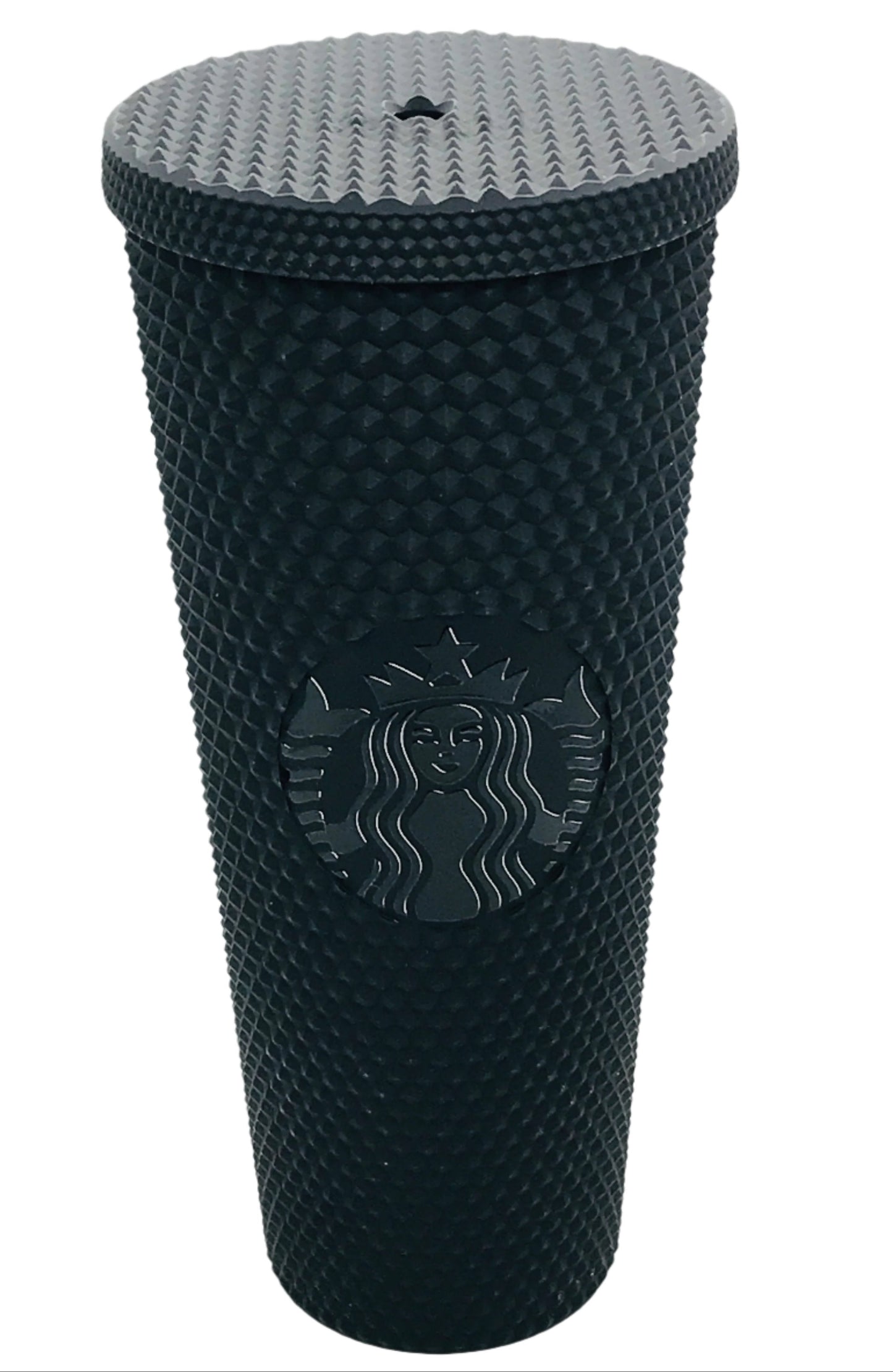 Starbucks Plastic 2021 Black Matte Studded Venti Tumbler, 24 oz EUC NO STRAW
