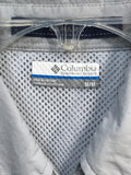 Columbia PFG Bahama Omin-Shade Long Sleeve Lt Gray  Mens M PEN MARK ON BACK