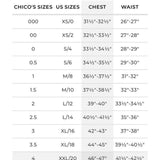 Chicos 3 Shirt Long Sleeve Black Mesh with Gold Embroidered Design Women's XL