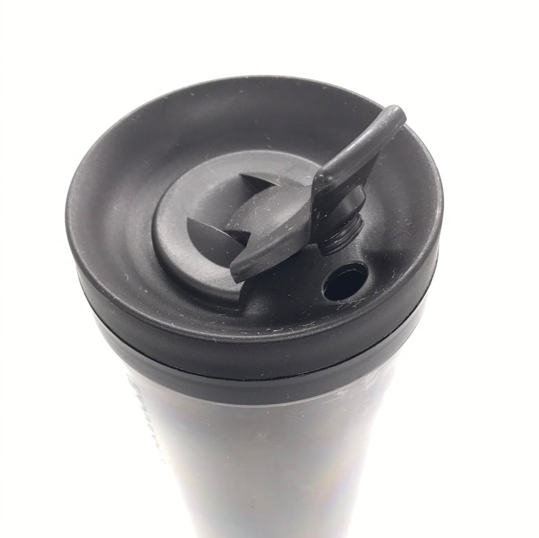 Starbucks 2011 Tall 20 fl oz Double Wall Insulated Tumbler Black with Green Logo