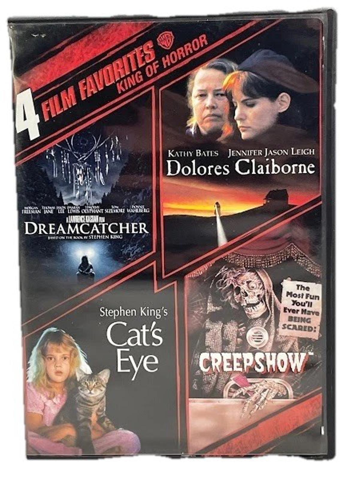 DVD 4 Film Favorited Horror Thrillers Stephen King - King of Horror