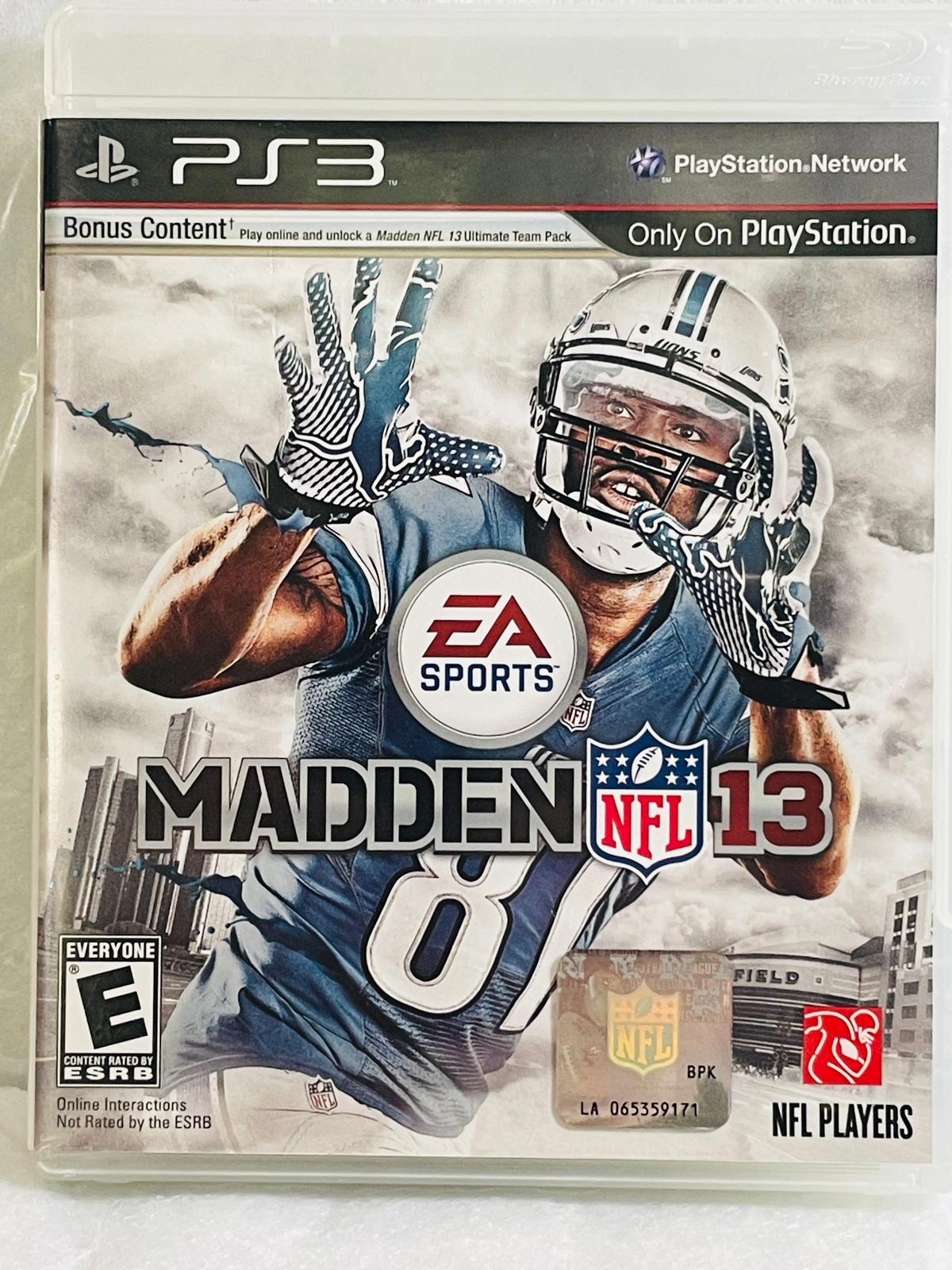 PlayStation PS3 Game Madden 13