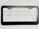 NEW License Plate Frame BIGFOOT with Mountain Scene Black Plastic
