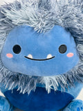 Squishmallows 12" Dani Navy Blue Bigfoot LT WEAR Freshly Laundered