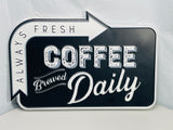 Metal Art Coffee Art Decor Coffee Bar Wall Art