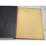 VINTAGE Scrapbook 1950's Hard Leather Bound Textured Indian Chief Head  12x14