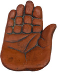 Small Clay Hand Palm Trinket Change Tray 5" x 3"