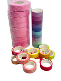 Crafting tape LOT 30 Multiple Colors Includes Washi Tape and Pink Vinyl Tape